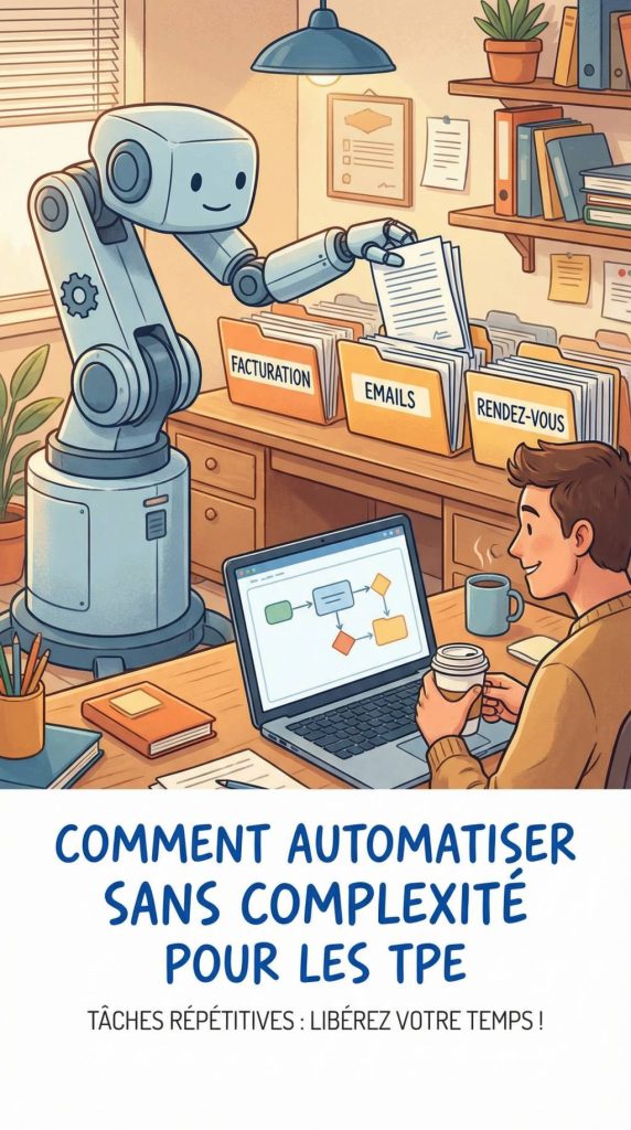 Comment automatiser les tâches répétitives dans une petite entreprise sans complexité