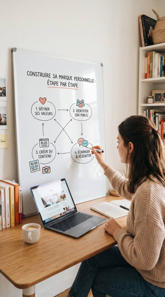 Créer une marque personnelle forte quand on démarre pas à pas