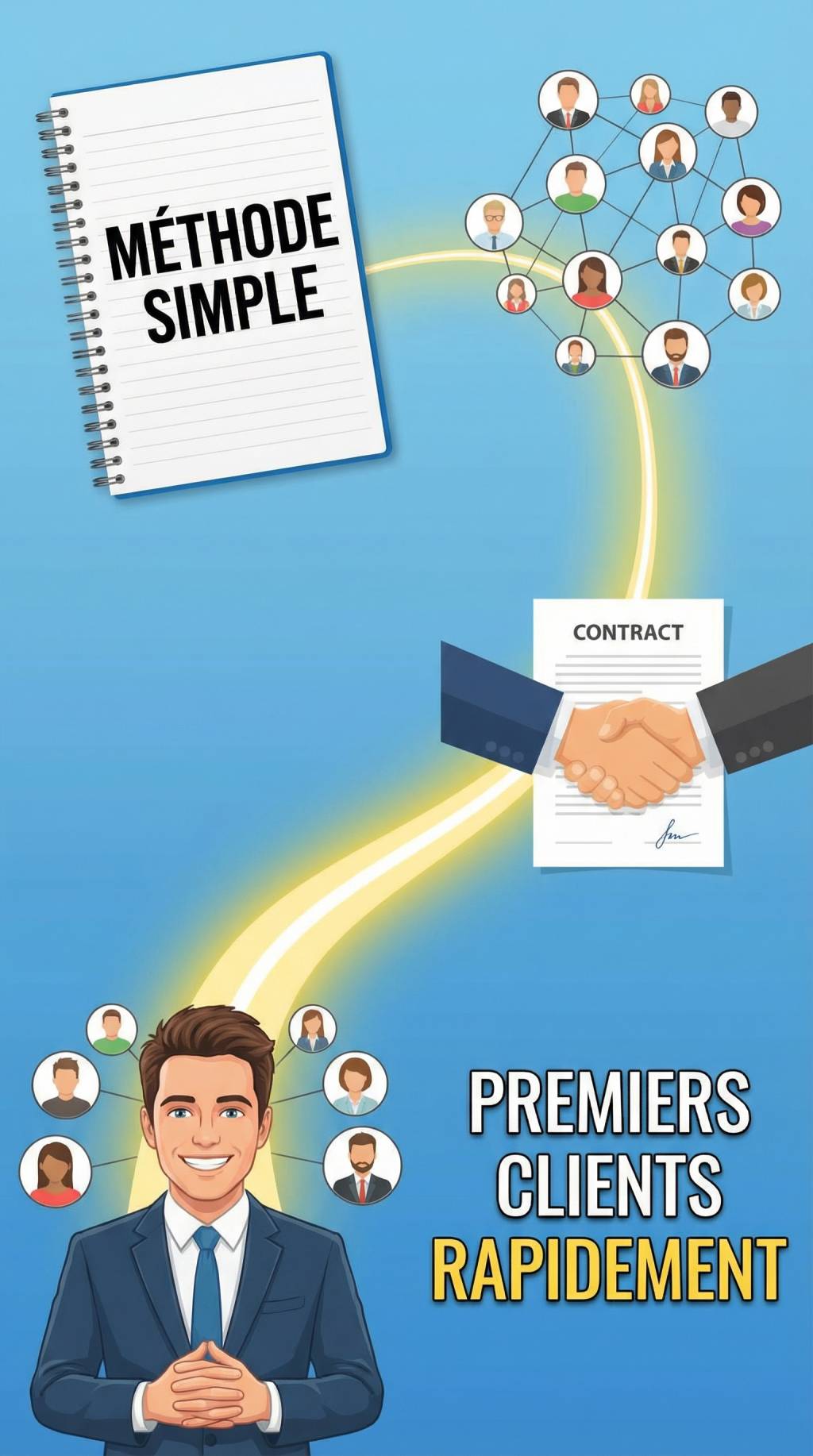 Comment trouver ses premiers clients plus rapidement avec une méthode simple